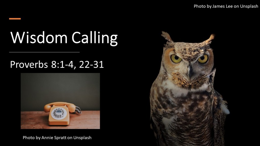 Wisdom Calling (Proverbs 8) – St. George's Church Ramsgate