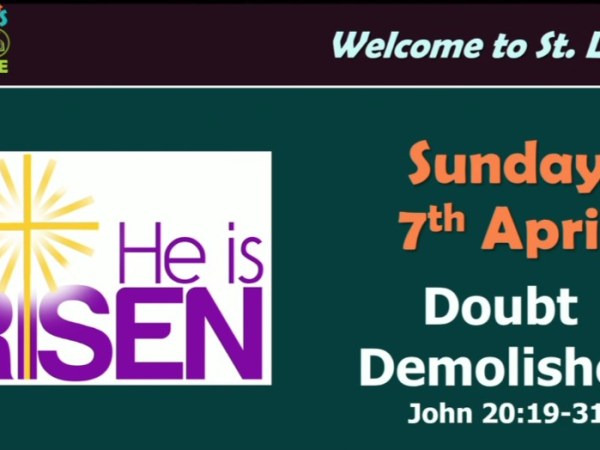 Doubt Demolished (John&nbsp;20:19-31)
