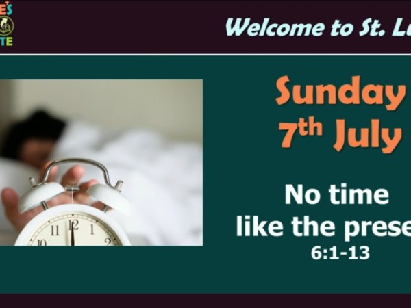 No time like the present (Mark&nbsp;6:1-13)