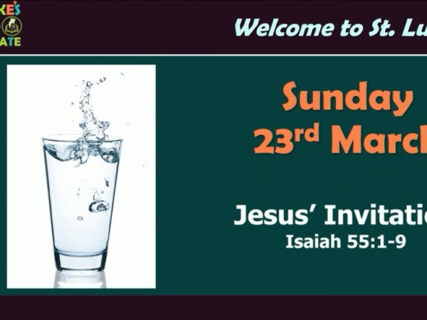 Jesus’ Invitation (Isaiah&nbsp;55)