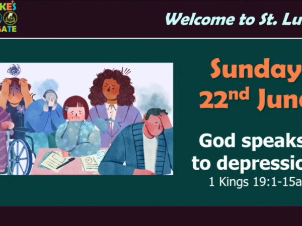 God Speaks to Depression (1 Kings&nbsp;19:1-15a)