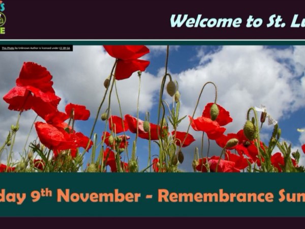 Remembrance Sunday, (Job 19:23-27a; 2 Thes.&nbsp;2:1-8)