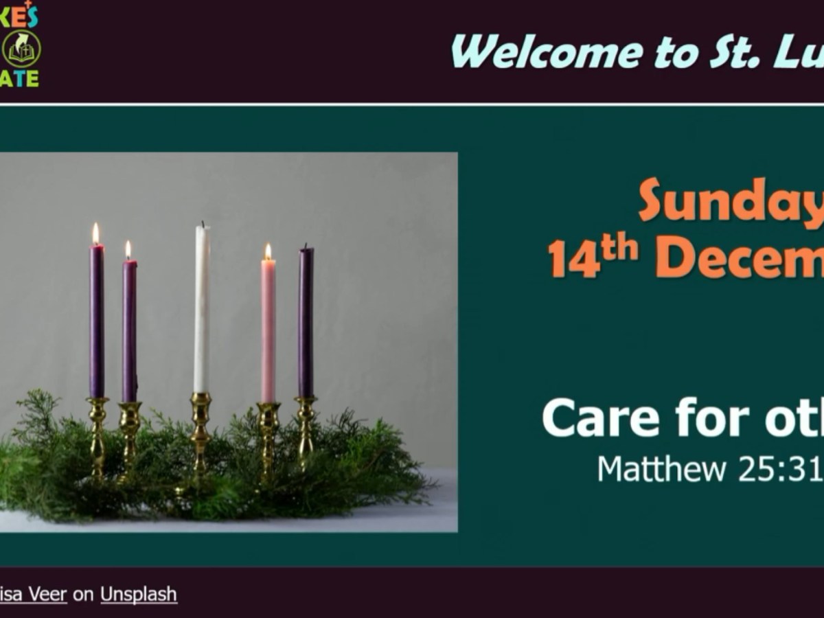 Care for others (Matthew&nbsp;25:31-46)