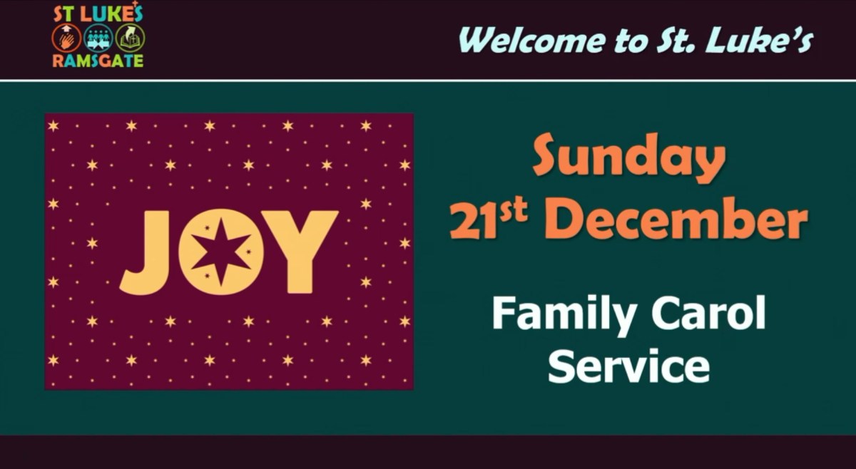 Family Carol Service –&nbsp;Joy