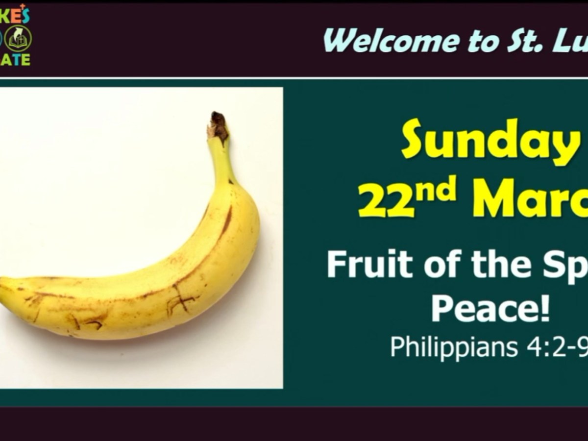 Peace (Philippians 4:2-9)