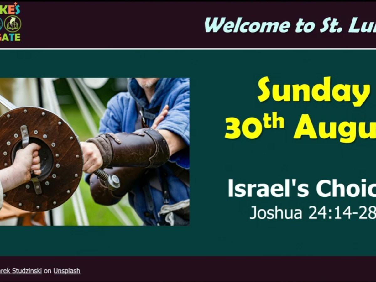 Israel’s Choice (Joshua&nbsp;24:14-28)