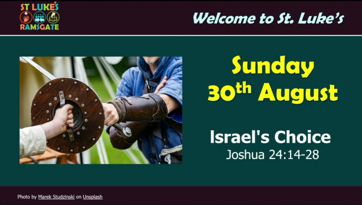 Israel’s Choice (Joshua&nbsp;24:14-28)