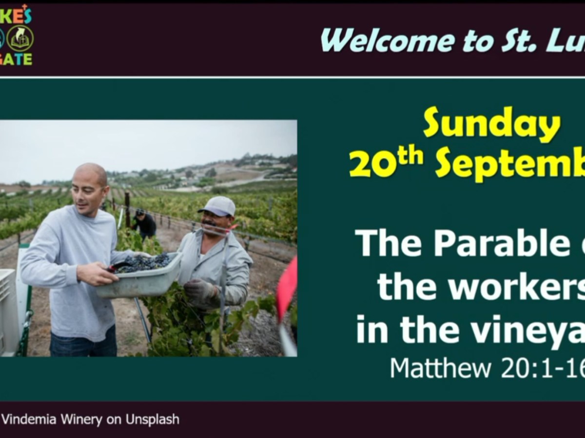 he Parable of the Vineyard Workers (Matthew&nbsp;20:1-16)